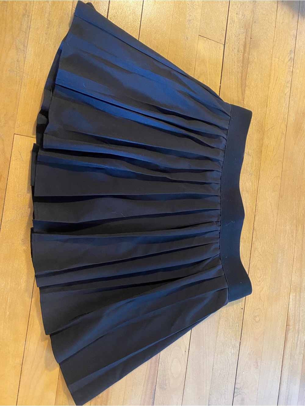 Women's Black Pleated Skort
